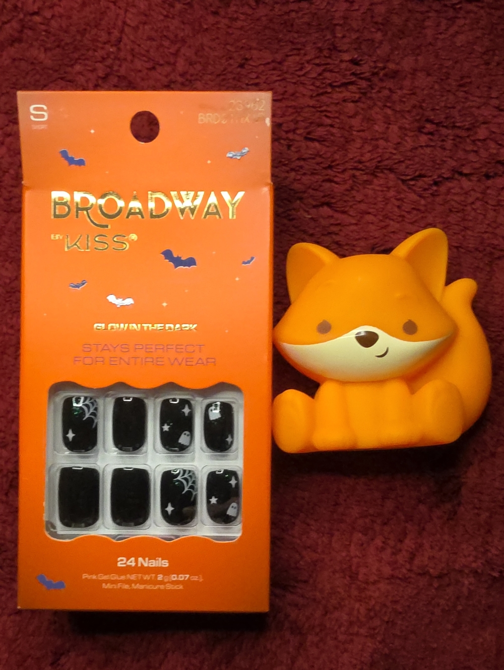 🆕2/$12 Broadway By Kiss Glow In The Dark In Till Death Tips Us Apart Nails